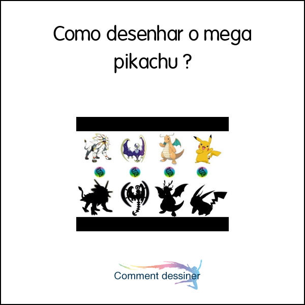 Como desenhar o mega pikachu